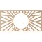 Ekena Millwork Hoover Wood Fretwork Pierced Ceiling Medallion, Alder, 34"W x 17"H x 12 5/8"ID x 3/8"T CMWP34X17X0375HOAL - alternate 3